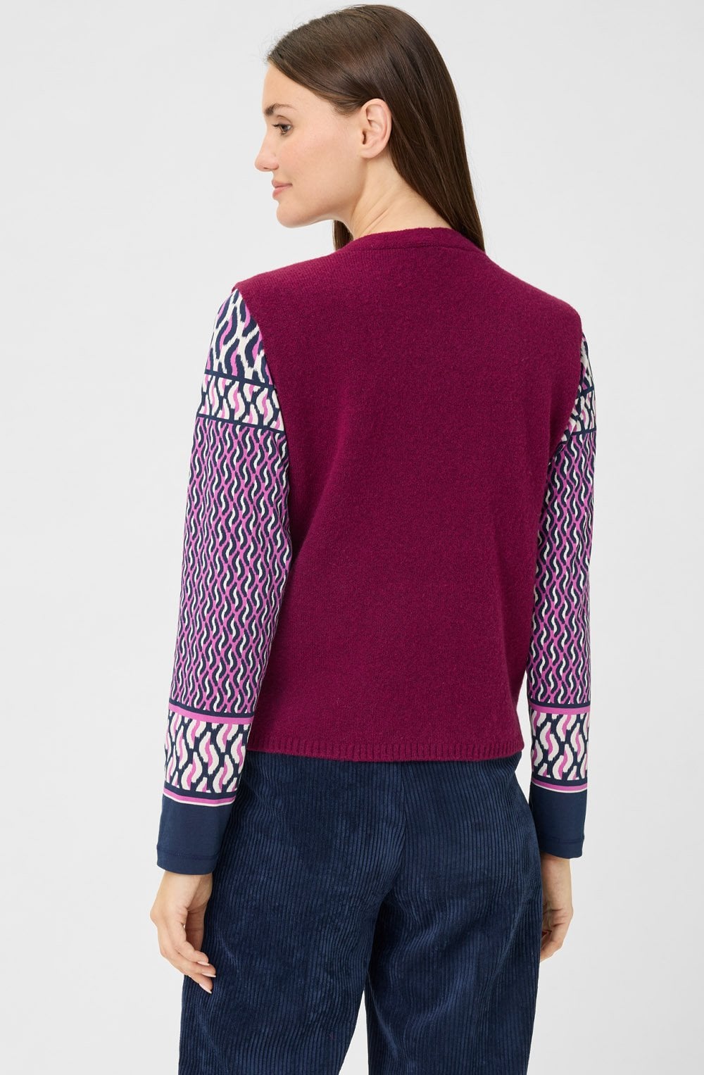 Boysenberry Knitted Henny Waistcoat