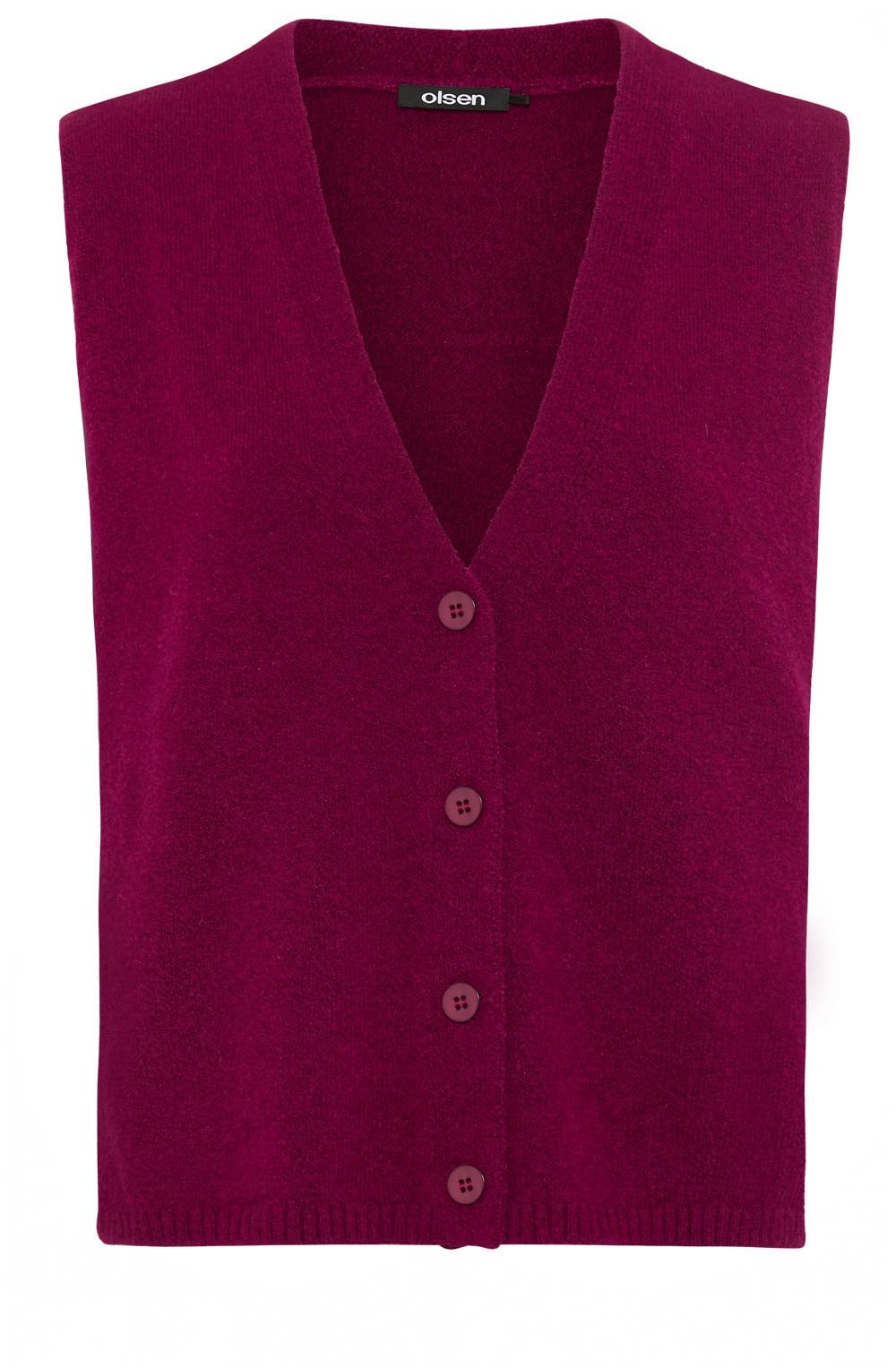 Boysenberry Knitted Henny Waistcoat