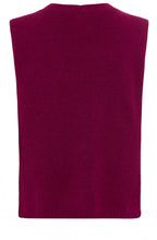Boysenberry Knitted Henny Waistcoat