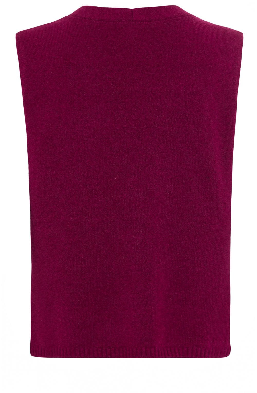 Boysenberry Knitted Henny Waistcoat