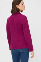 Boysenberry Textured Jersey Blazer
