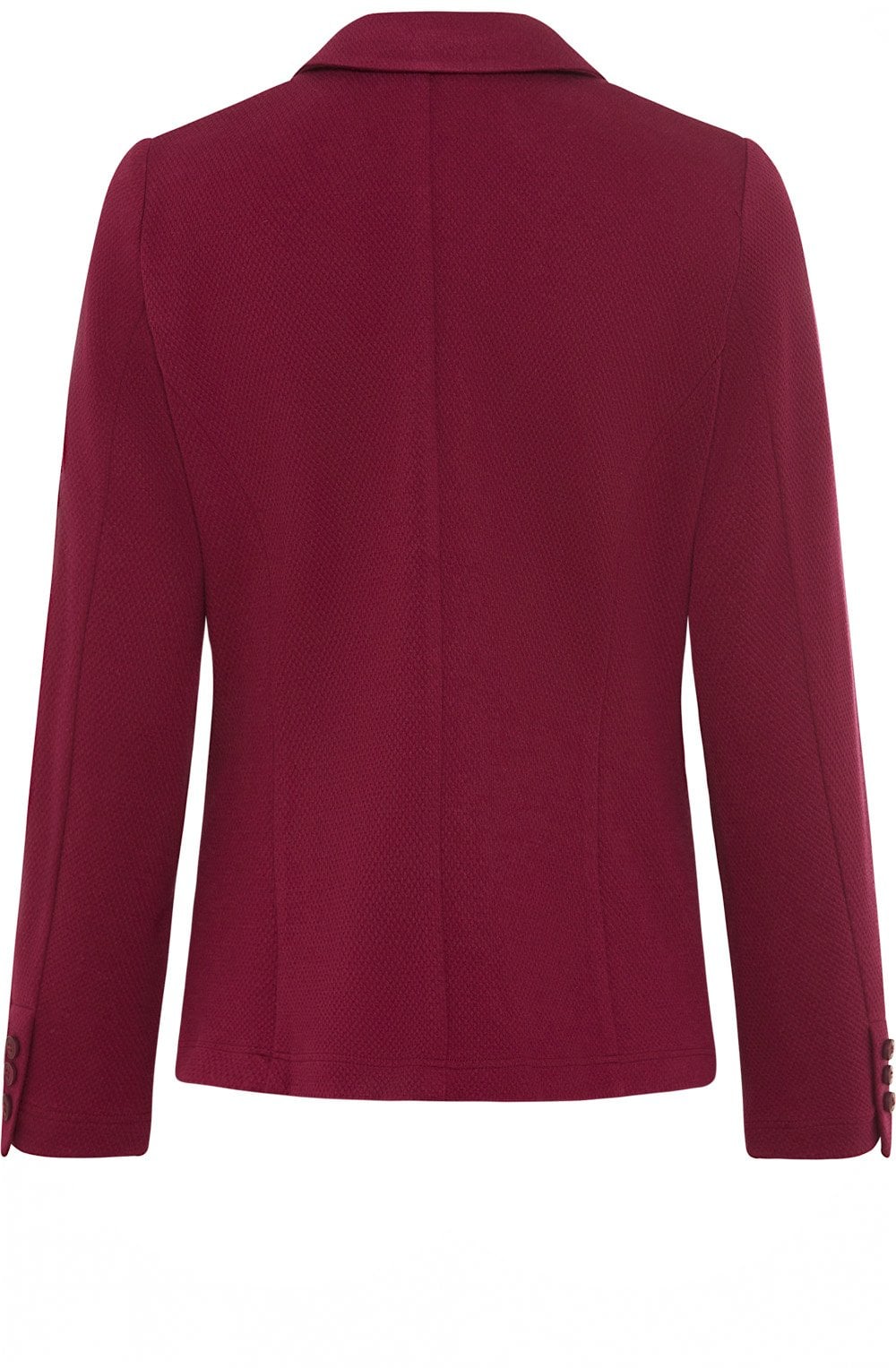 Boysenberry Textured Jersey Blazer
