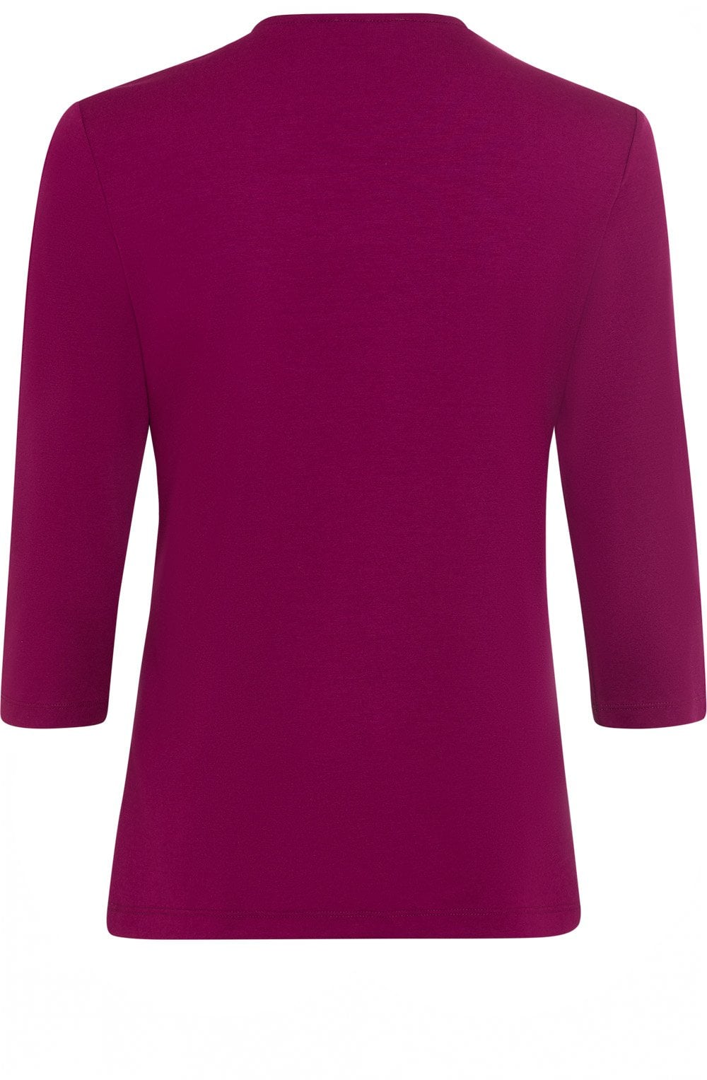 Boysenberry V Neck Jersey Edda Top