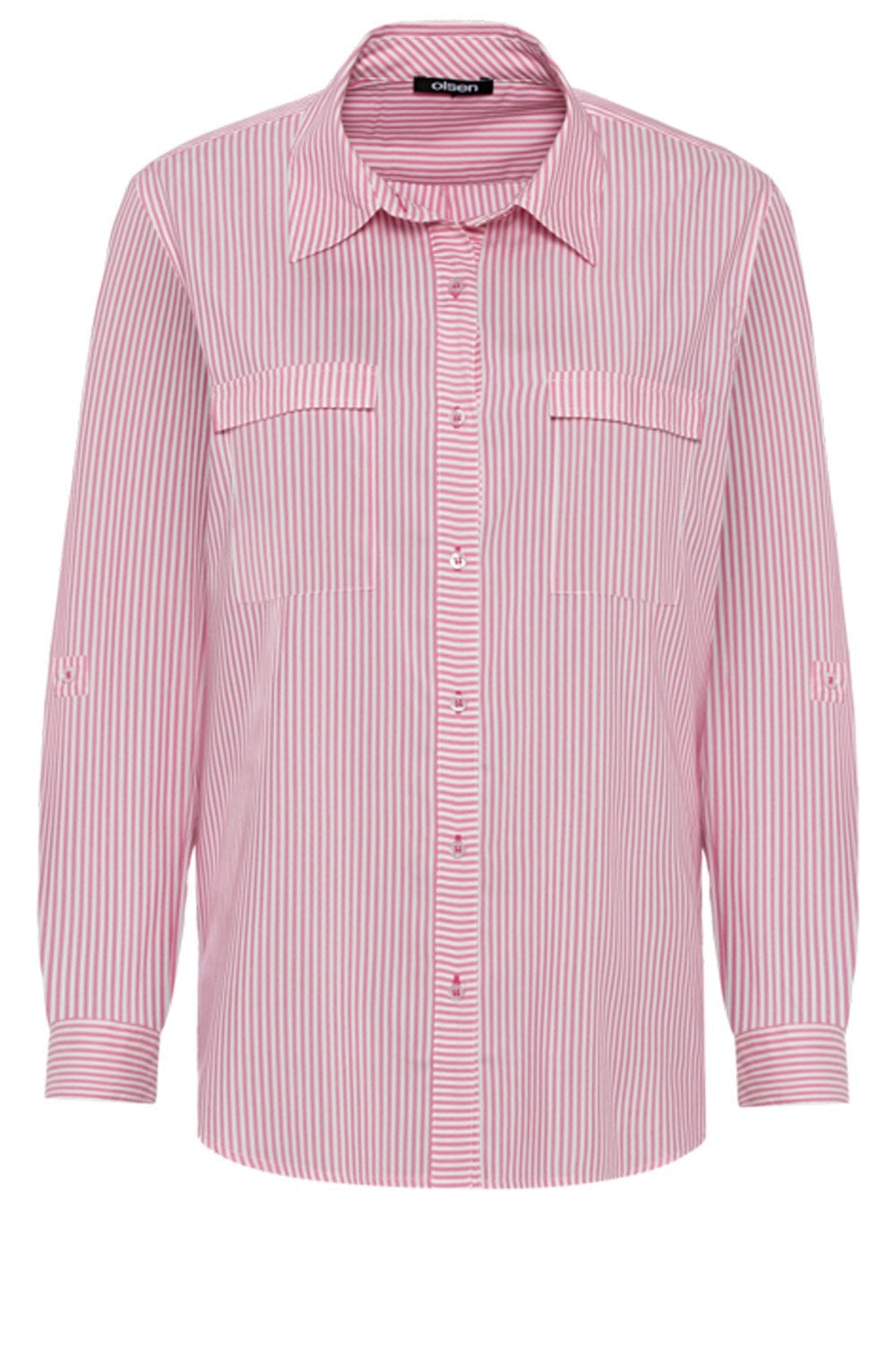 Bubblegum Pink Striped Shirt