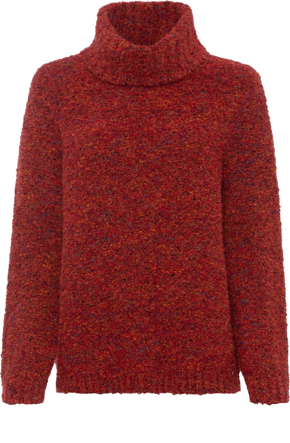 Burnt Orange Mottled Jumper