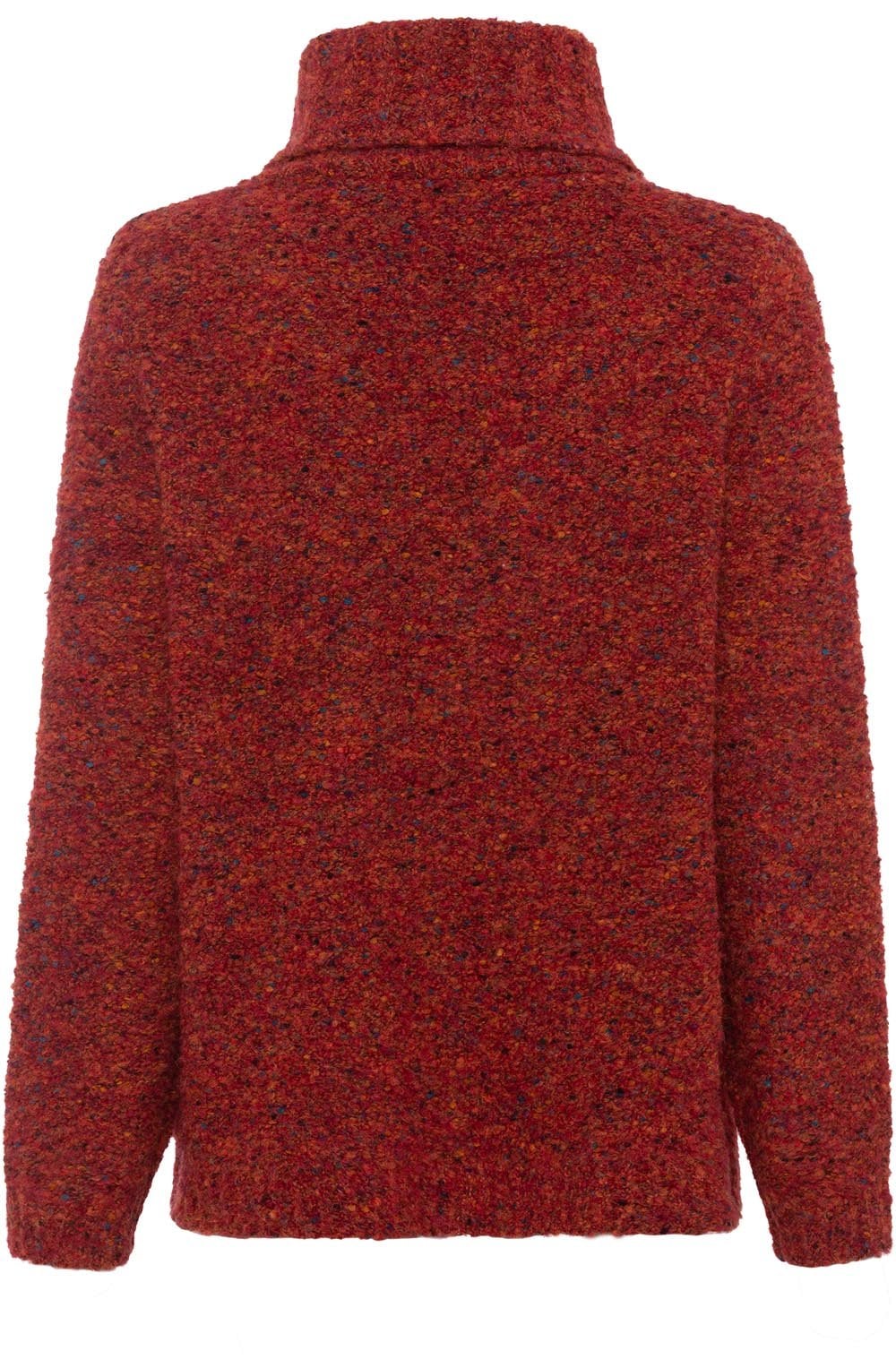 Burnt Orange Mottled Jumper
