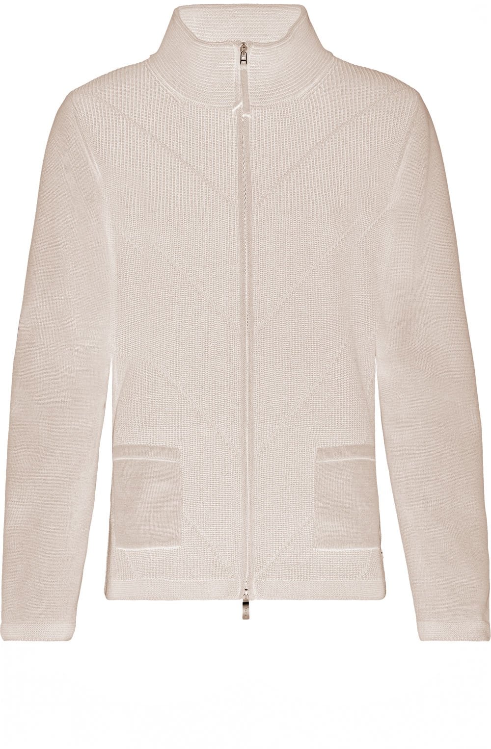 Buttercream Patterned Knit Cardigan