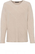Buttercream Patterned Knit Jumper