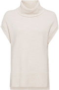 Buttercream Roll Neck Sleeveless Slip Over
