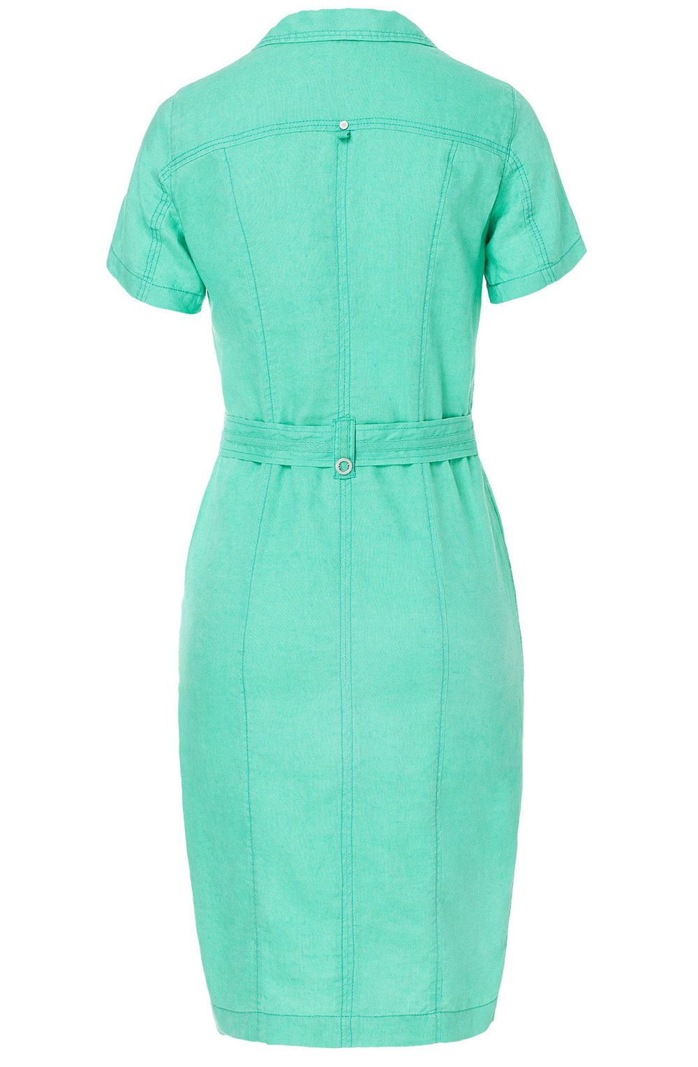 Button up shirt dress Kelly green