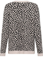 Caffe Latte Animal Print Henny jumper