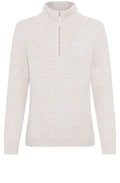 Caffe Latte Half Zip Henny Jumper
