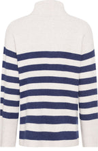 Caffe Latte Half Zip Oversized Cora Jumper