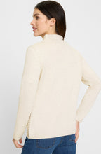 Caffe Latte Horizontal Knit Caridgan