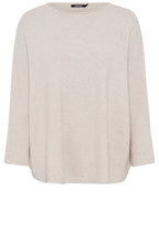 Caffe Latte Poncho Effect Jumper