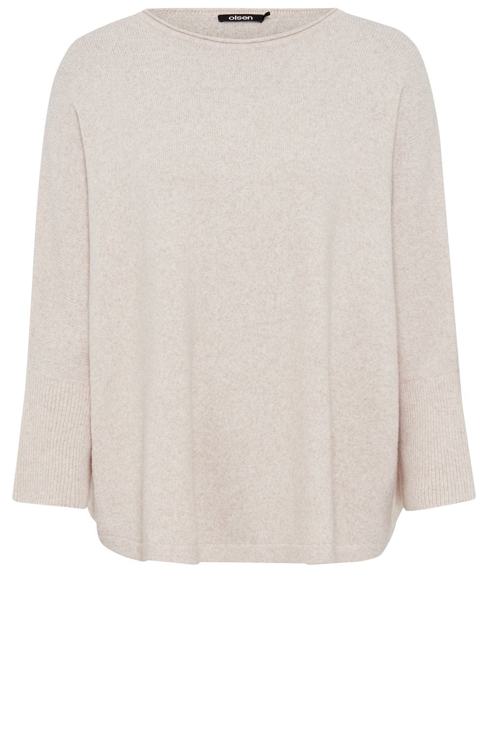 Caffe Latte Poncho Effect Jumper
