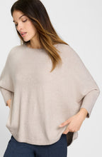 Caffe Latte Poncho Effect Jumper