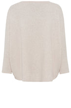 Caffe Latte Poncho Effect Jumper