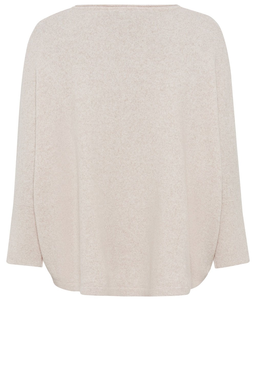 Caffe Latte Poncho Effect Jumper