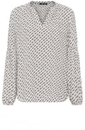 Caffe Latte Puff Sleeve Blouse