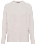 Caffe Latte Ribbed Knit Cora Jumper