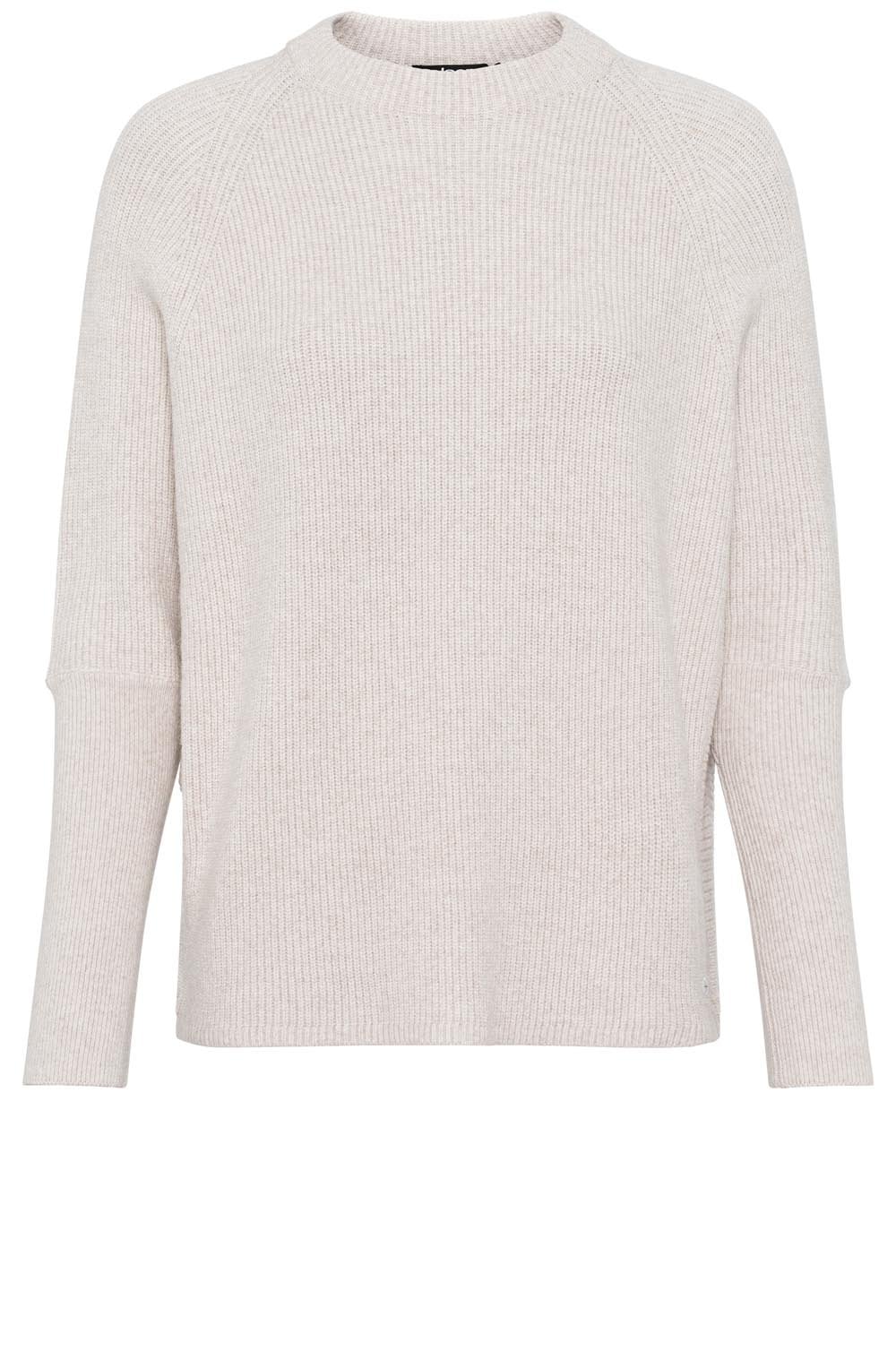 Caffe Latte Ribbed Knit Cora Jumper