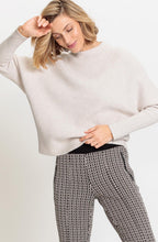 Caffe Latte Ribbed Knit Cora Jumper