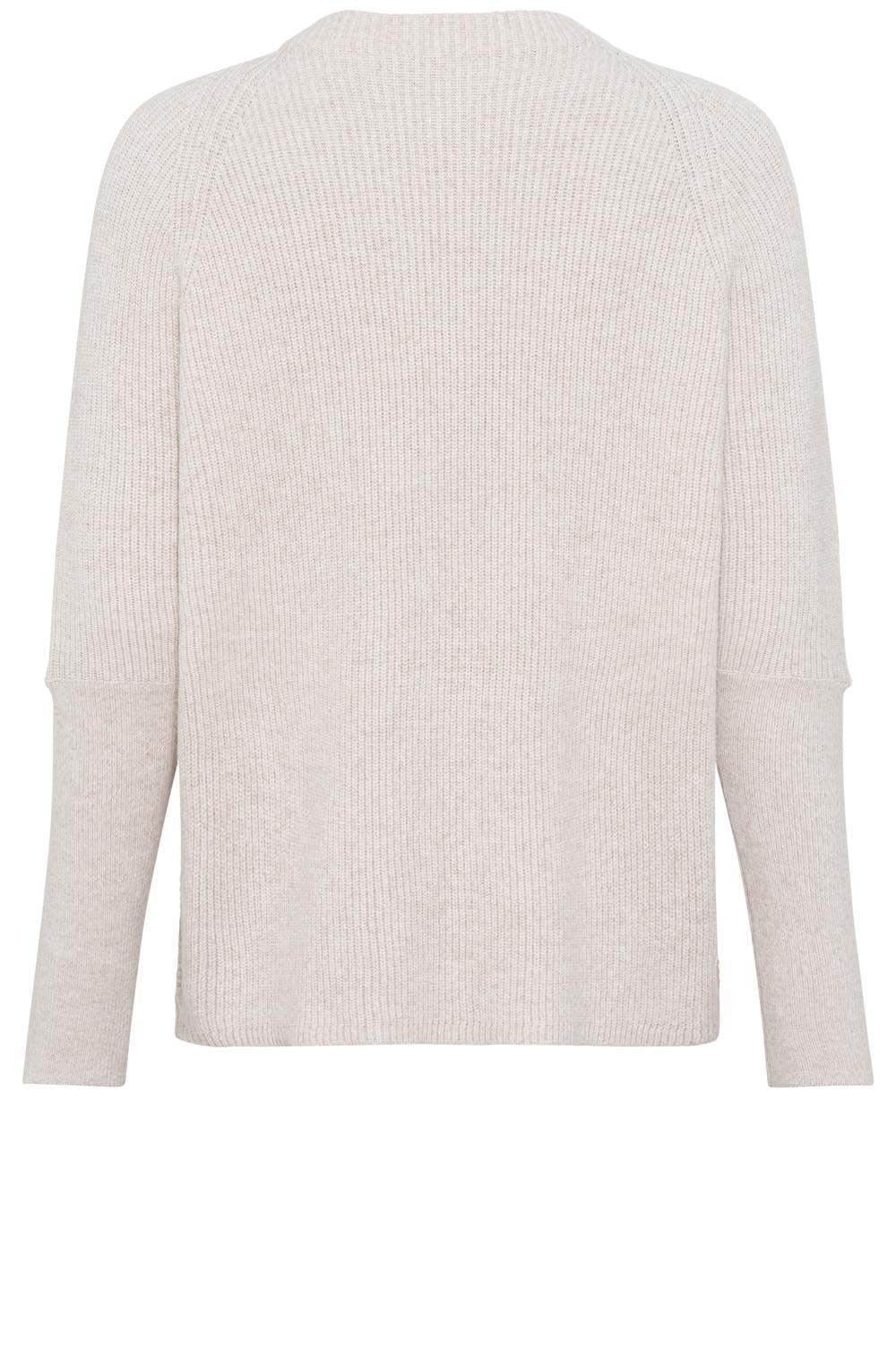 Caffe Latte Ribbed Knit Cora Jumper
