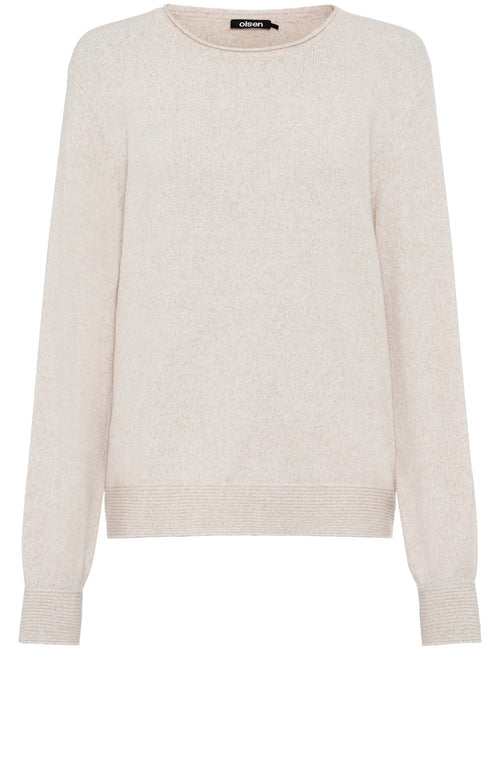 Caffe Latte Round Neck Henny Jumper