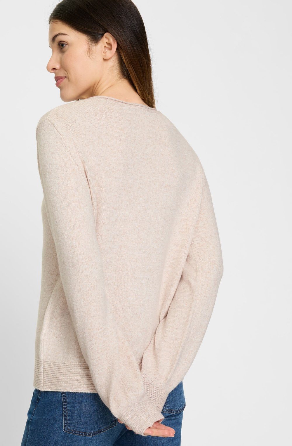 Caffe Latte Round Neck Henny Jumper