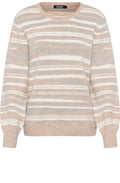 Caffe Latte Shimmer Stripe Henny Jumper