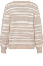 Caffe Latte Shimmer Stripe Henny Jumper
