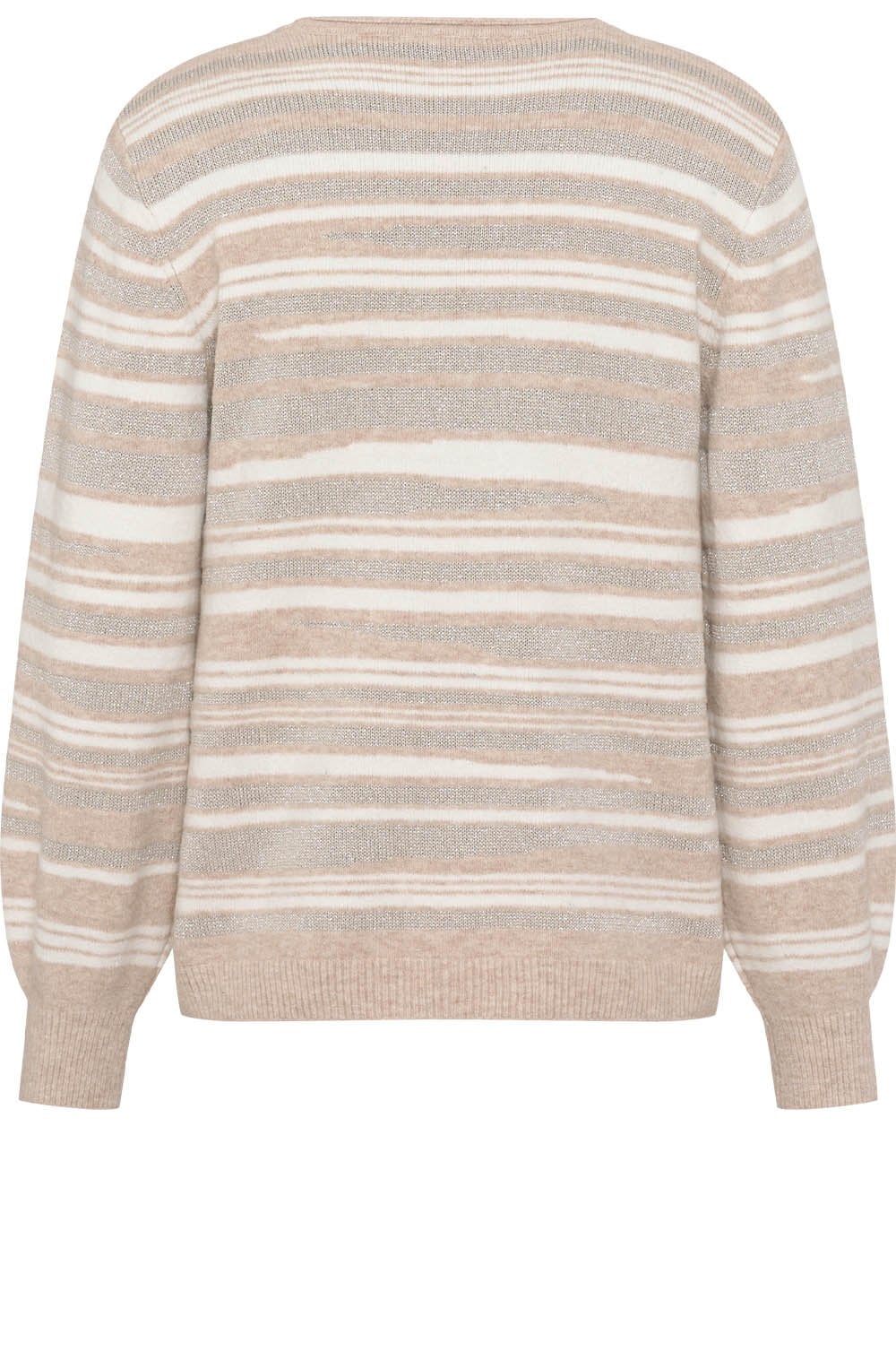 Caffe Latte Shimmer Stripe Henny Jumper