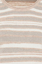 Caffe Latte Shimmer Stripe Henny Jumper