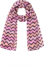 Candy Pink Back In Bloom Silk Scarf