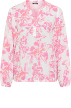 Candy Pink Floral Blouse