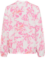 Candy Pink Floral Blouse