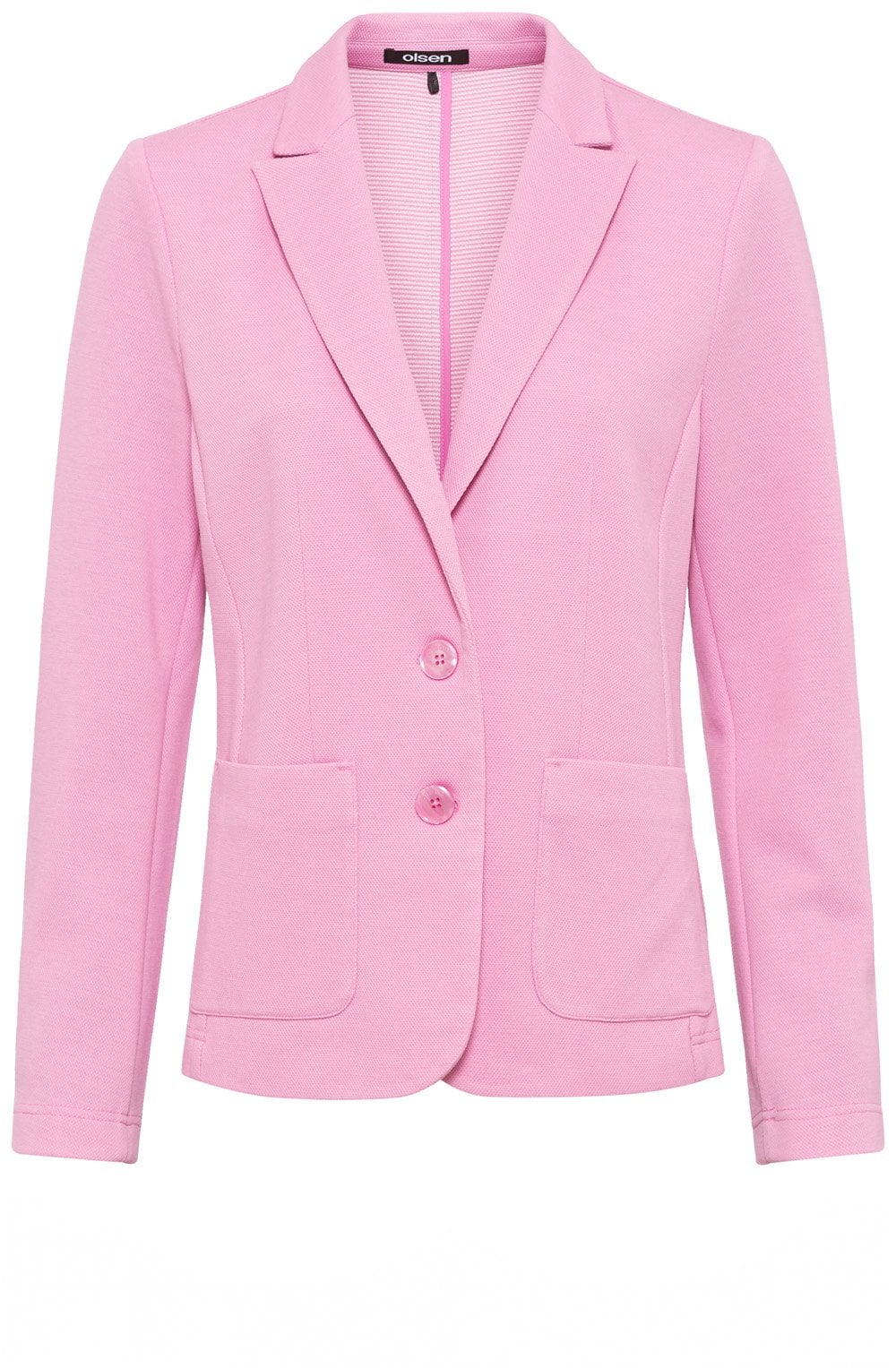 Candy Pink Jersey Blazer