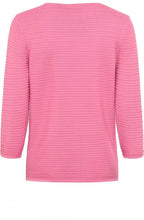 Candy Pink Square Neck Henny Jumper