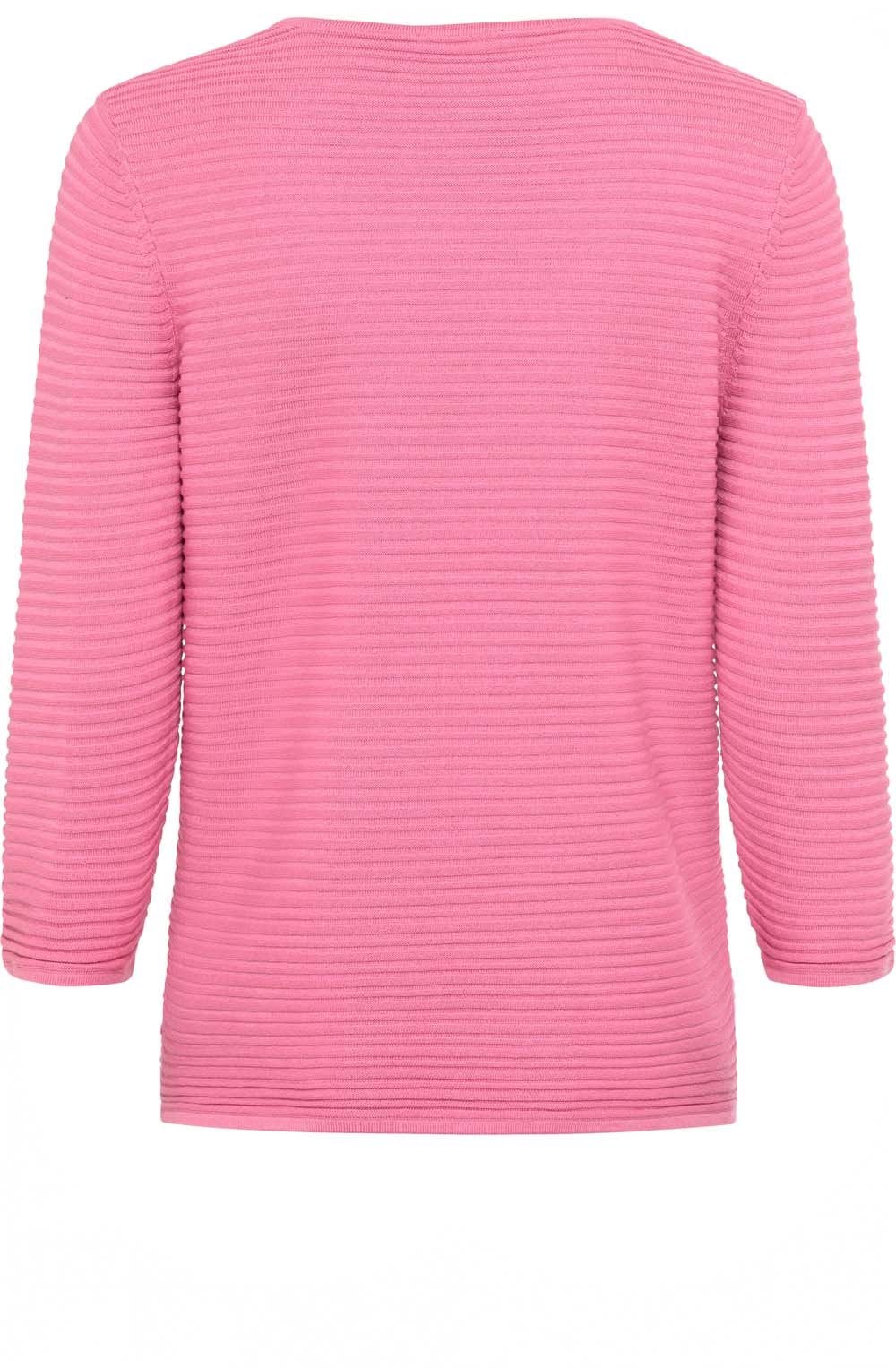 Candy Pink Square Neck Henny Jumper