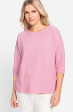 Candy Pink Stretch Jersey Cora Top