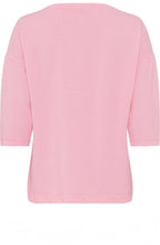 Candy Pink Stretch Jersey Cora Top