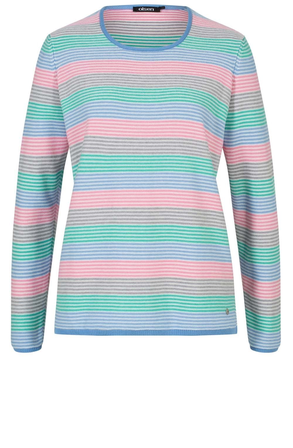Candy Stripe Knit Sweater