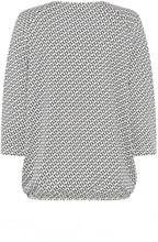 Canvas Beige Abstract Print Clara Top