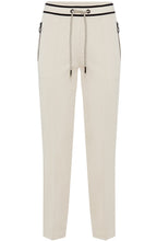 Canvas Beige Ankle Length Lisa Trousers
