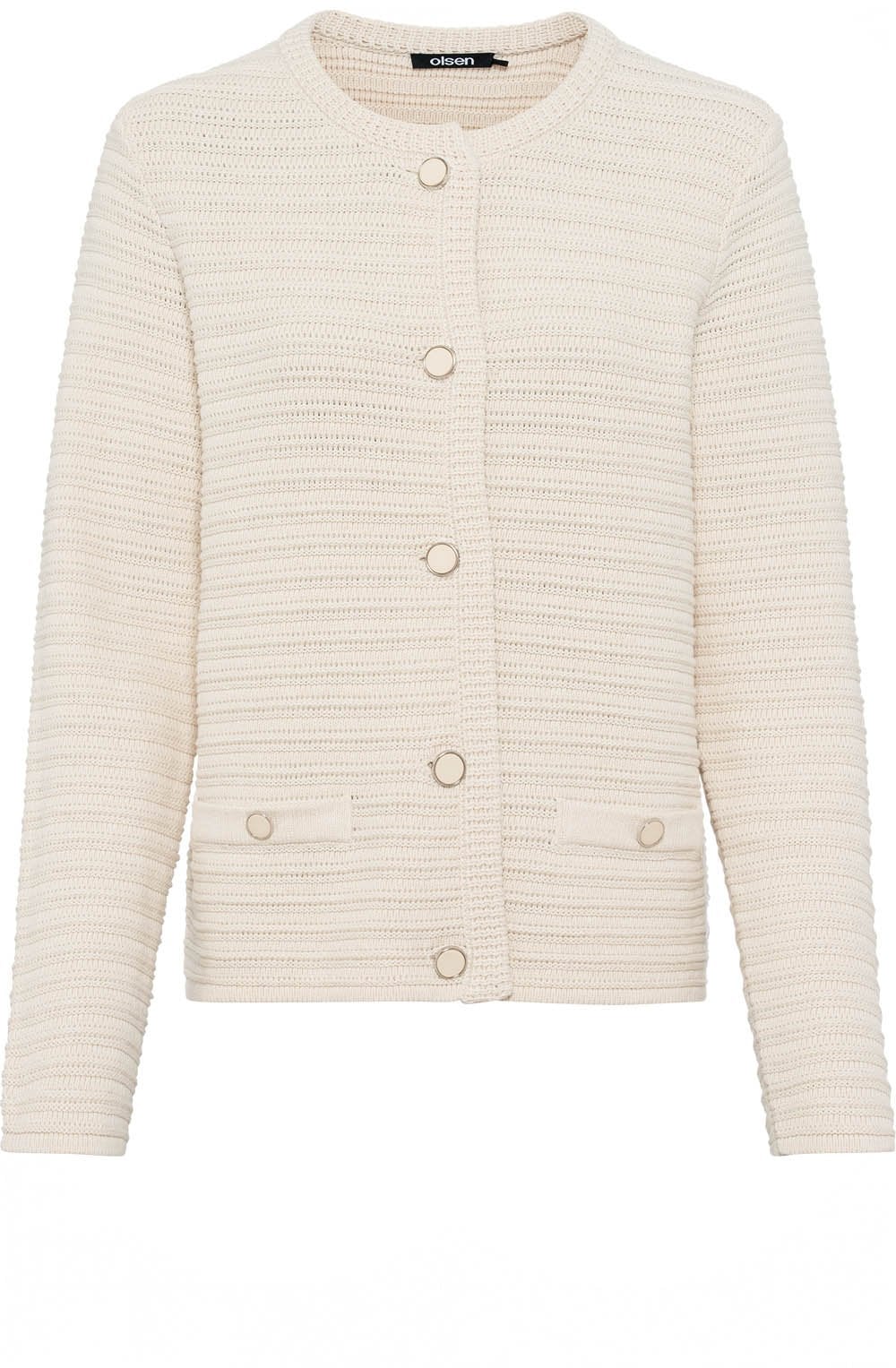 Canvas Beige Box Cardigan