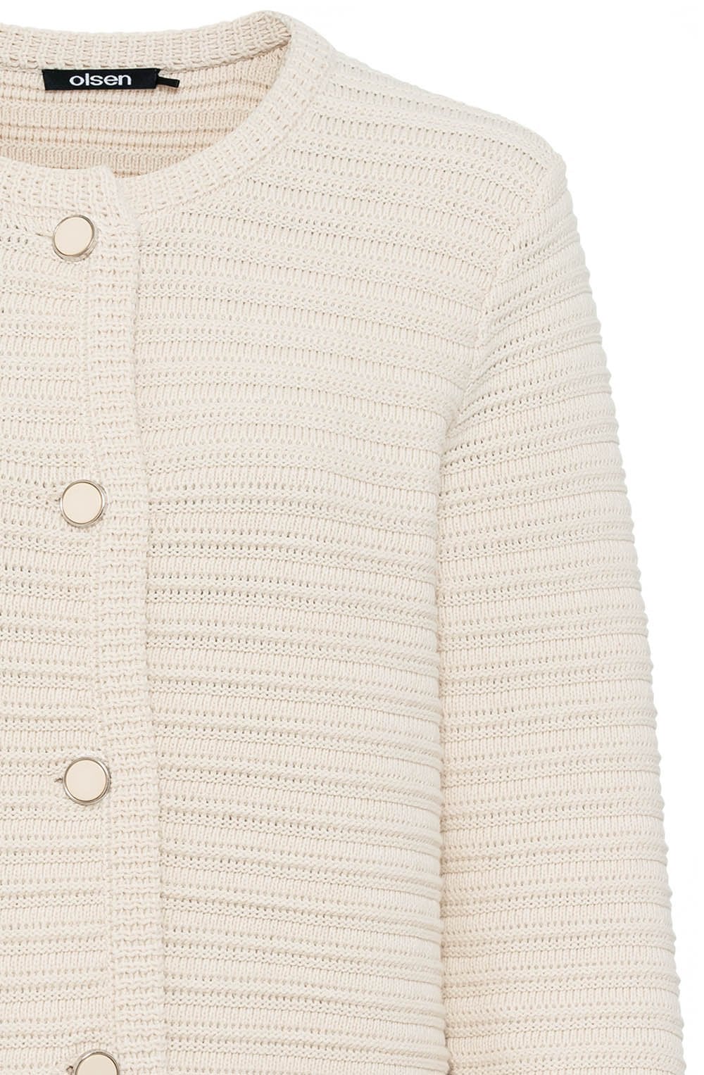 Canvas Beige Box Cardigan