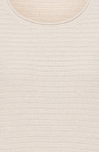 Canvas Beige Horizontal Ribbed Henny Jumper