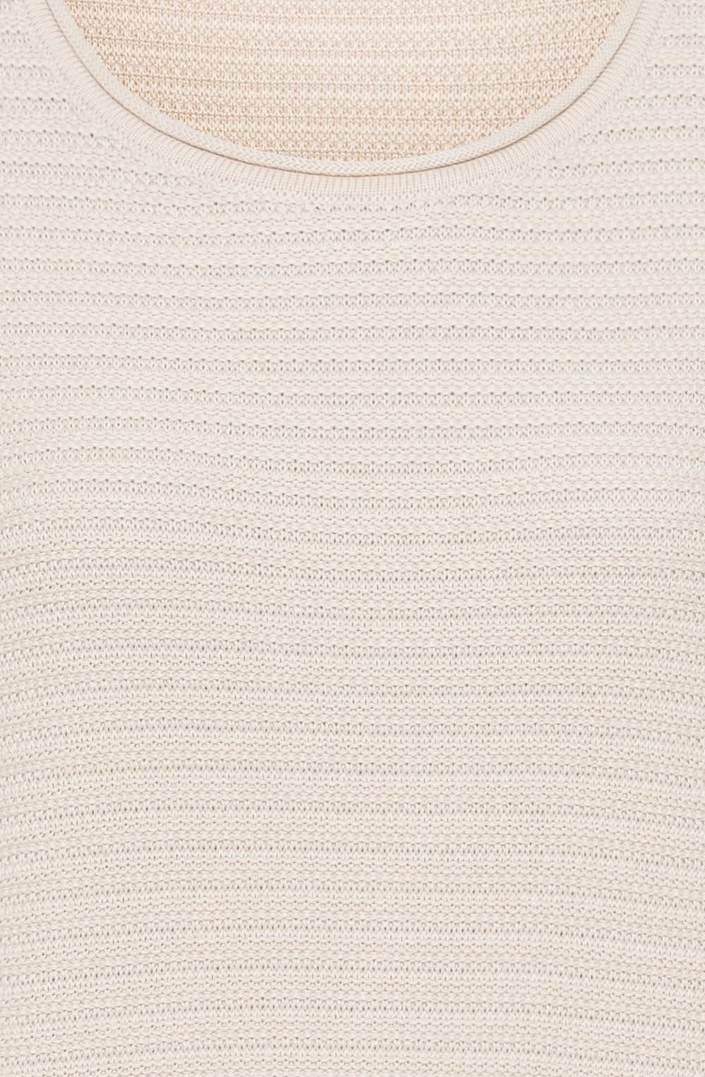 Canvas Beige Horizontal Ribbed Henny Jumper