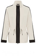 Canvas Beige Jersey Zip Henny Jacket